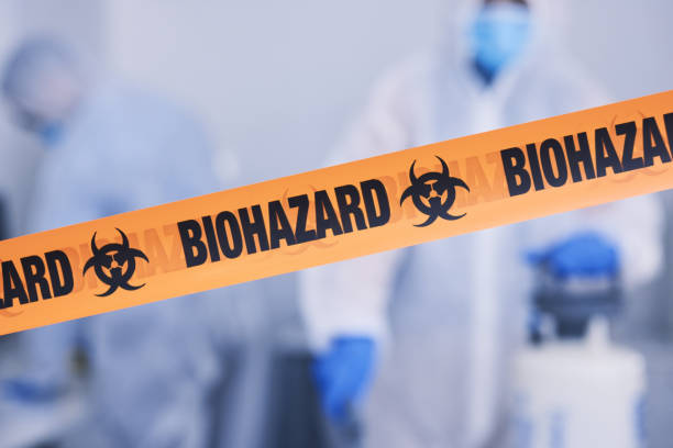 Professional Infectious Disease Decontamination technician working in Portsmouth, IA